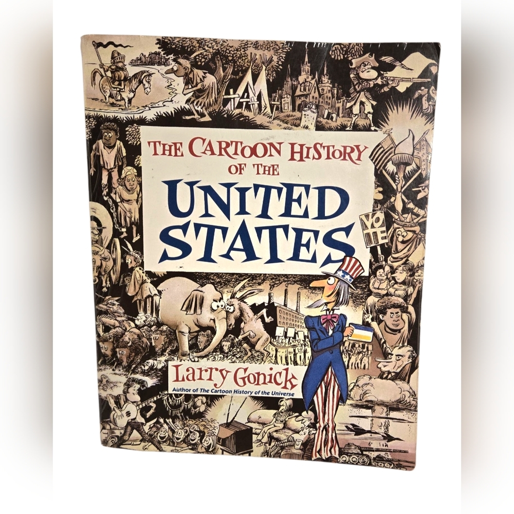 The Cartoon History Of The United States By Larry Gonick Paperback Humor 1991